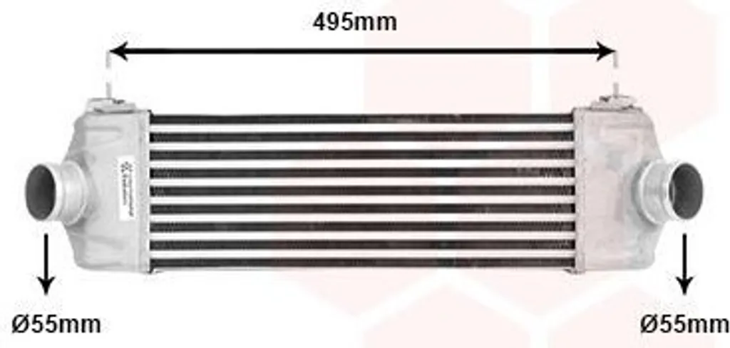 Refroidisseur d'air de suralimentation LLK pour FORD Transit Mk6 Turbo