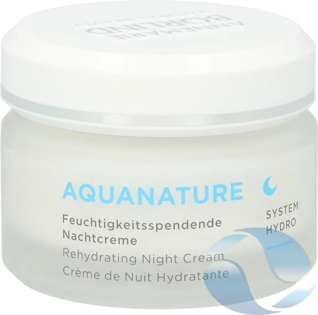 Crème de Nuit à l'Acide Hyaluronique Végétal AQ Annemarie Börlind 50ml