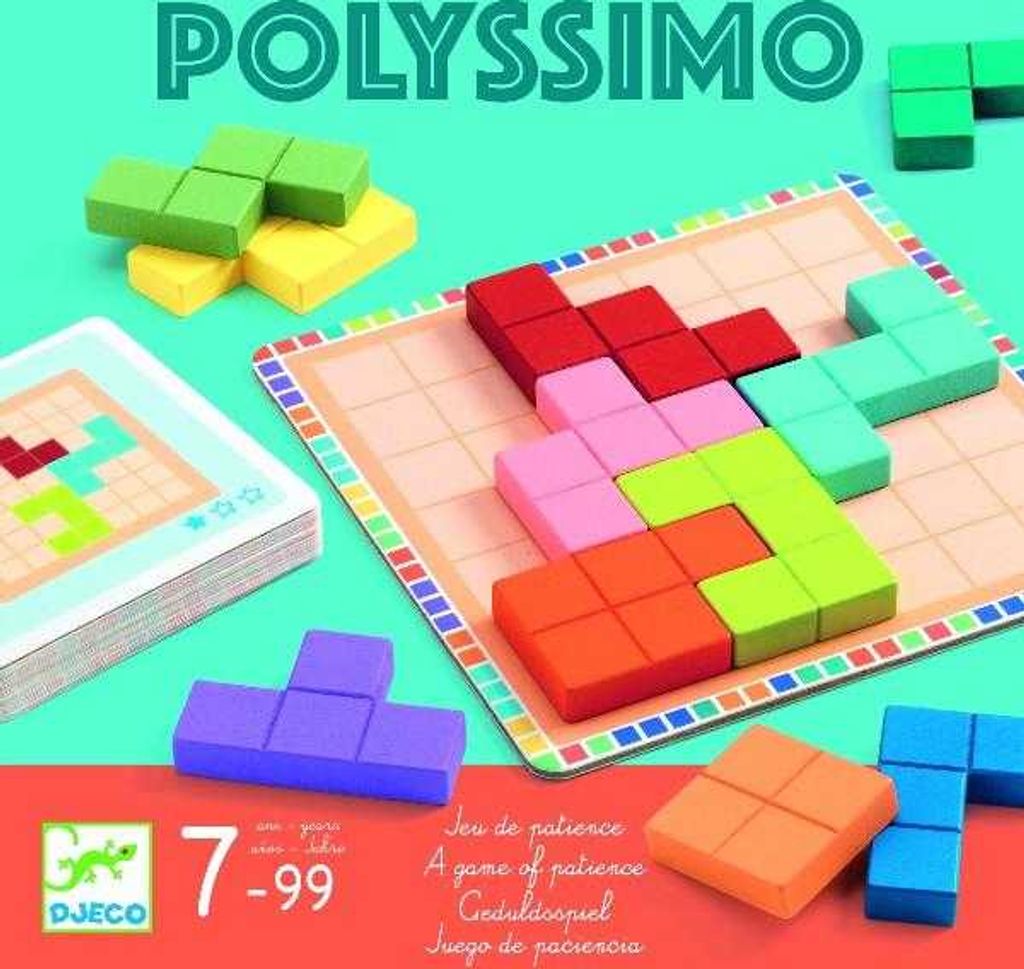 Polyssimo – Intelligenzspiel vom Typ Tetris