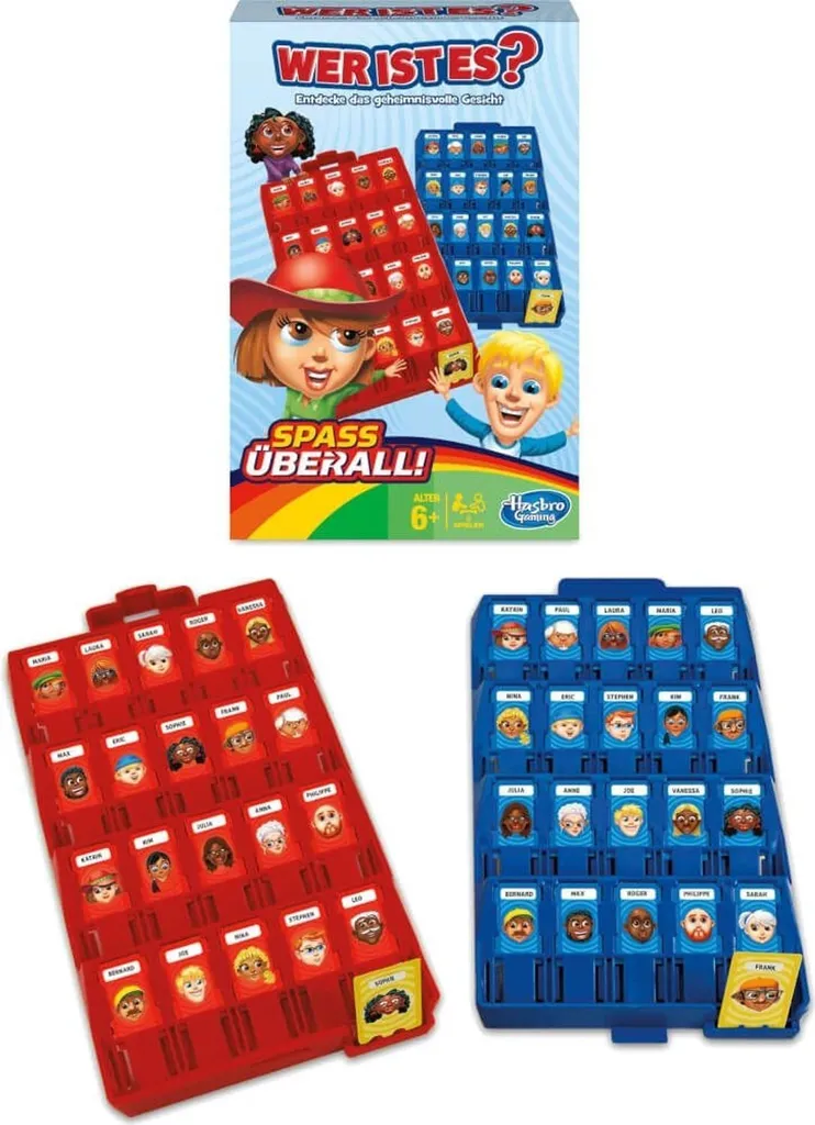 Jeu de Société de Voyage Qui est-ce ? Compact pour Enfants dès 6 Ans