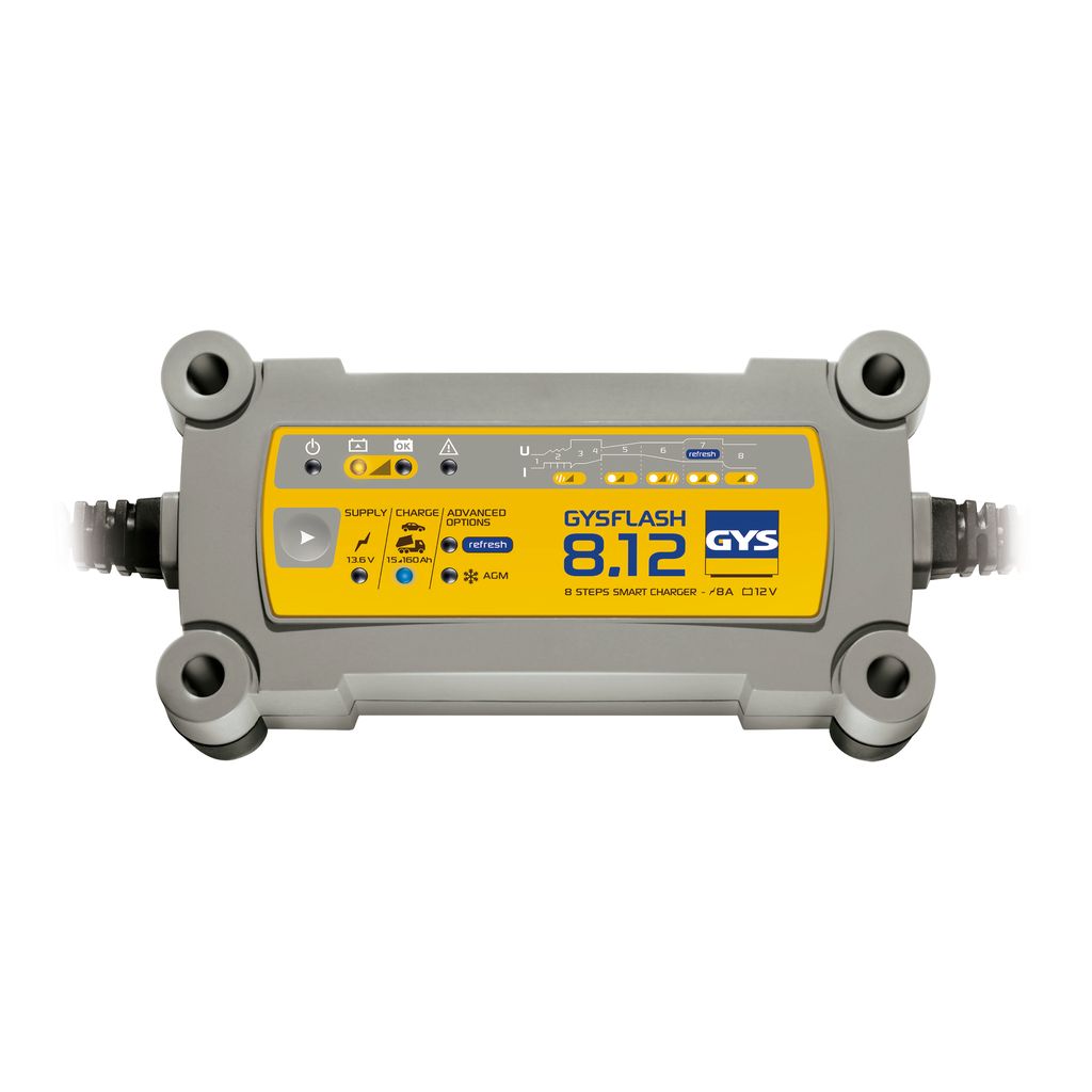 GYS GYSFLASH 8.12 8 12 029385 Caricabatteria automatico 12V Immagine del prodotto 