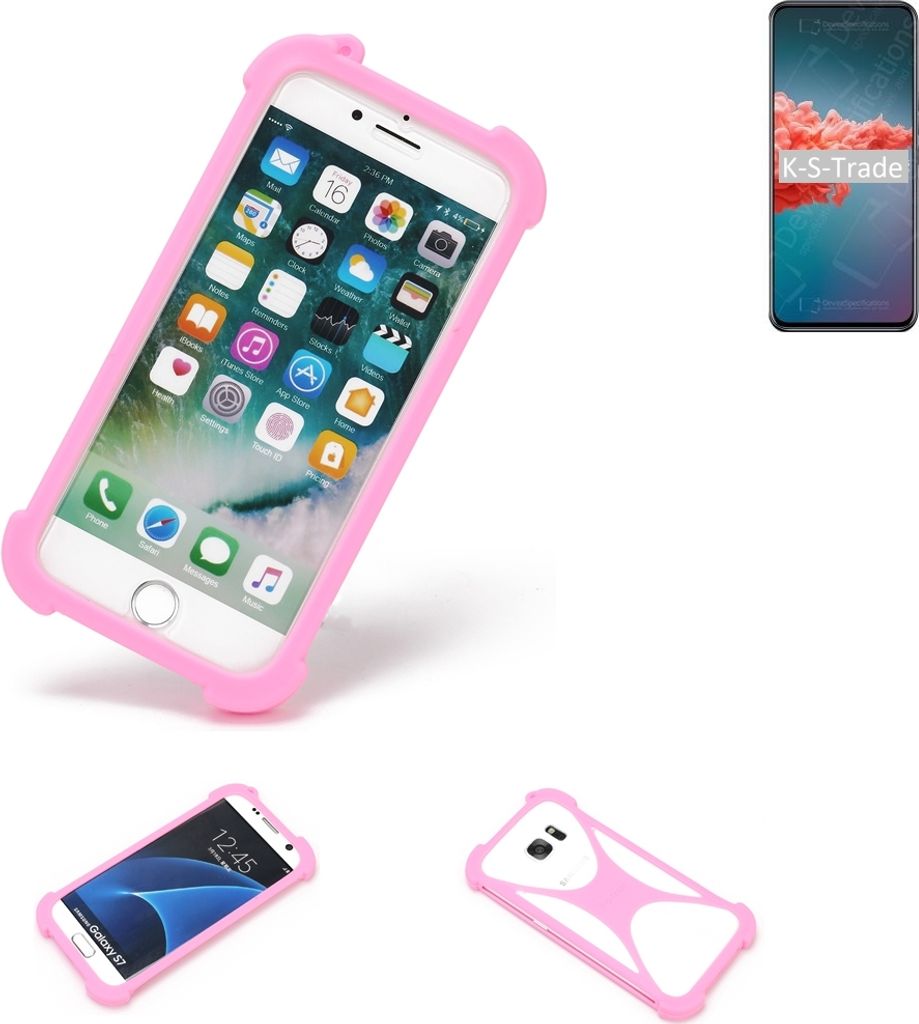 K-S-Trade Handy Hülle kompatibel mit Xiaomi Redmi Note 9 5G Schutz Hülle Bumper Silikon Schutz Hülle Cover Case Silikoncase Silikonbumper TPU