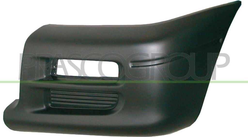 PRASCO Stoßstange Stoßfänger Vorne Links für MITSUBISHI L 200 (K7T, K6T) Schwarz MB8151104