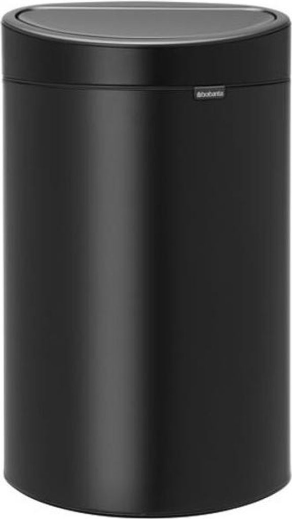 Poubelle 40 L Matt Black - Touch Bin - Brabantia Image du produit 