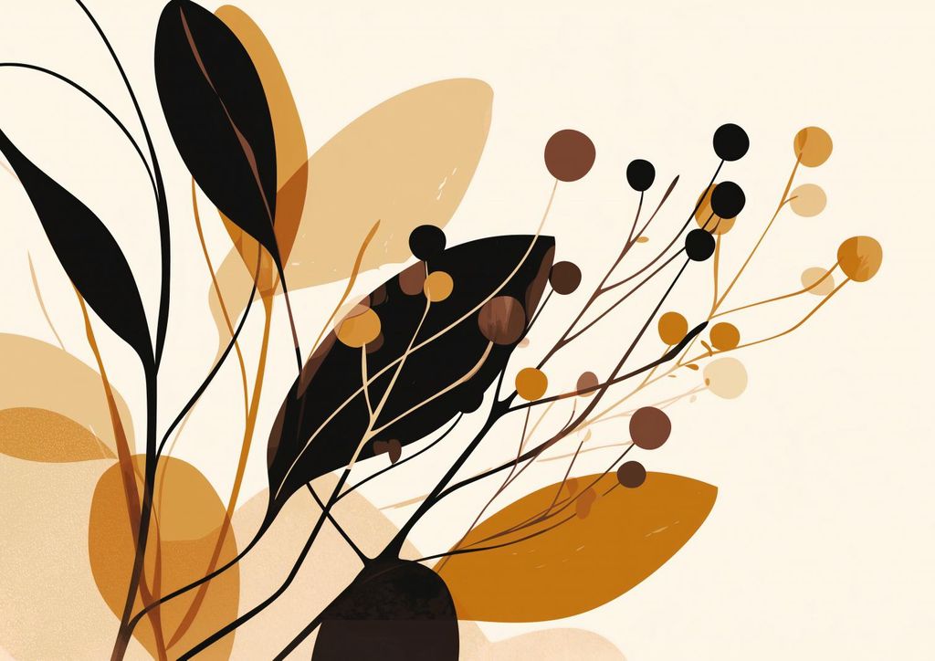Plakat 84,1x59,4cm Herbstsilhouetten