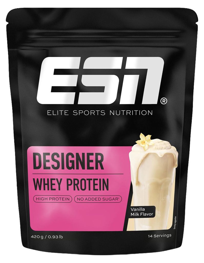 ESN Designer Whey 420 g Vanilla Milk Produktbild 