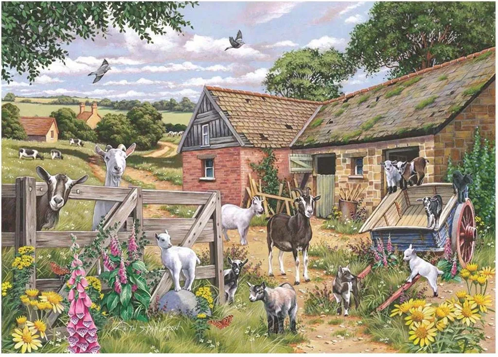 Puzzle 500 grandes pièces Maison des Puzzles Just Kidding nostalgique