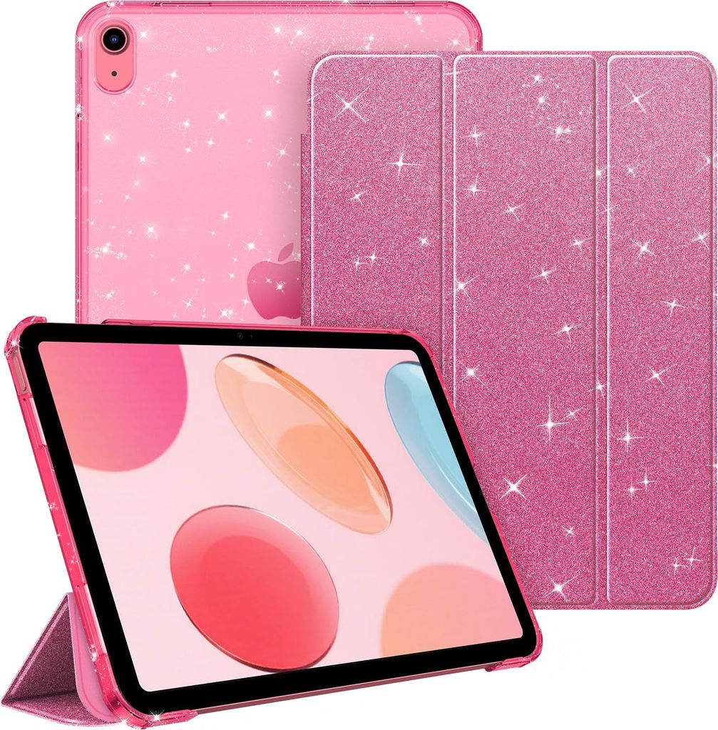 Fintie Hülle für iPad 11. Generation 2025 11 Zoll (A16), iPad 10. Generation 10.9 Zoll 2022 - Ultradünn Schutzhülle mit transparenter Rückseit...