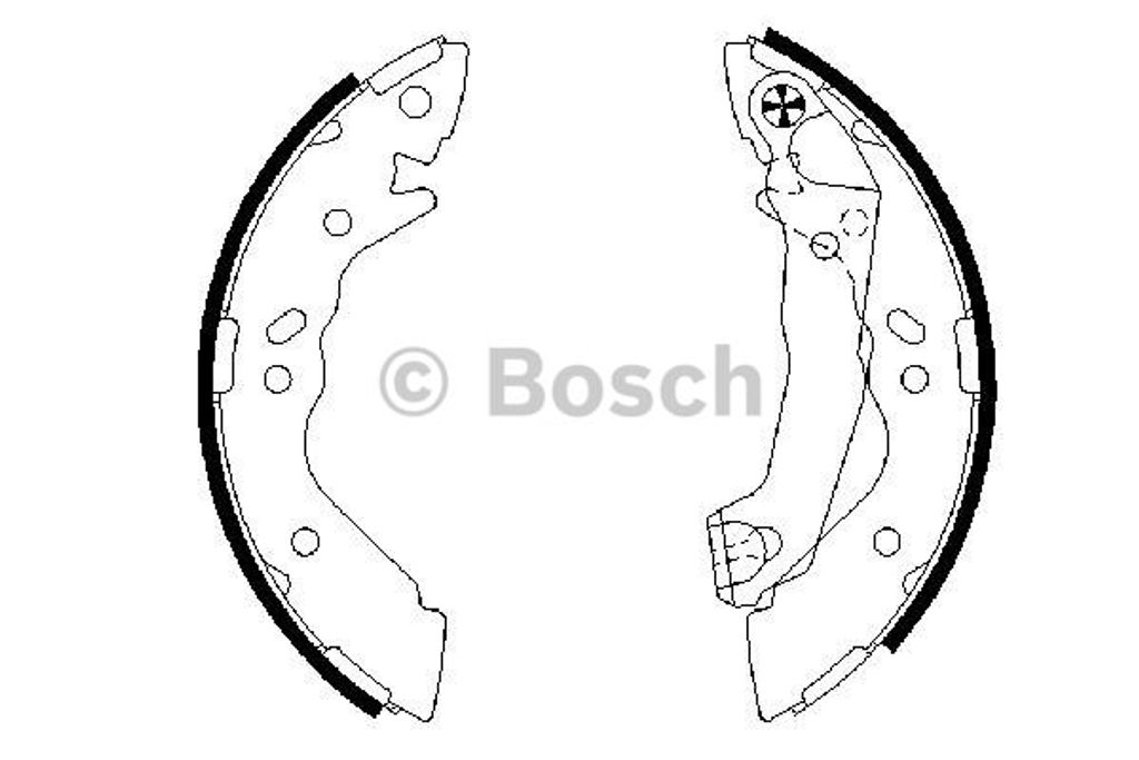 Bosch Bremsbackensatz 0 986 487 581