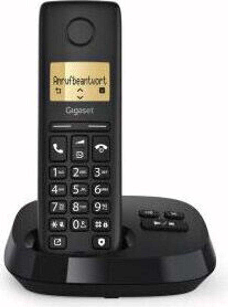 Gigaset PURE 100 AM schwarz Schnurlostelefon mit AB Int.Ware