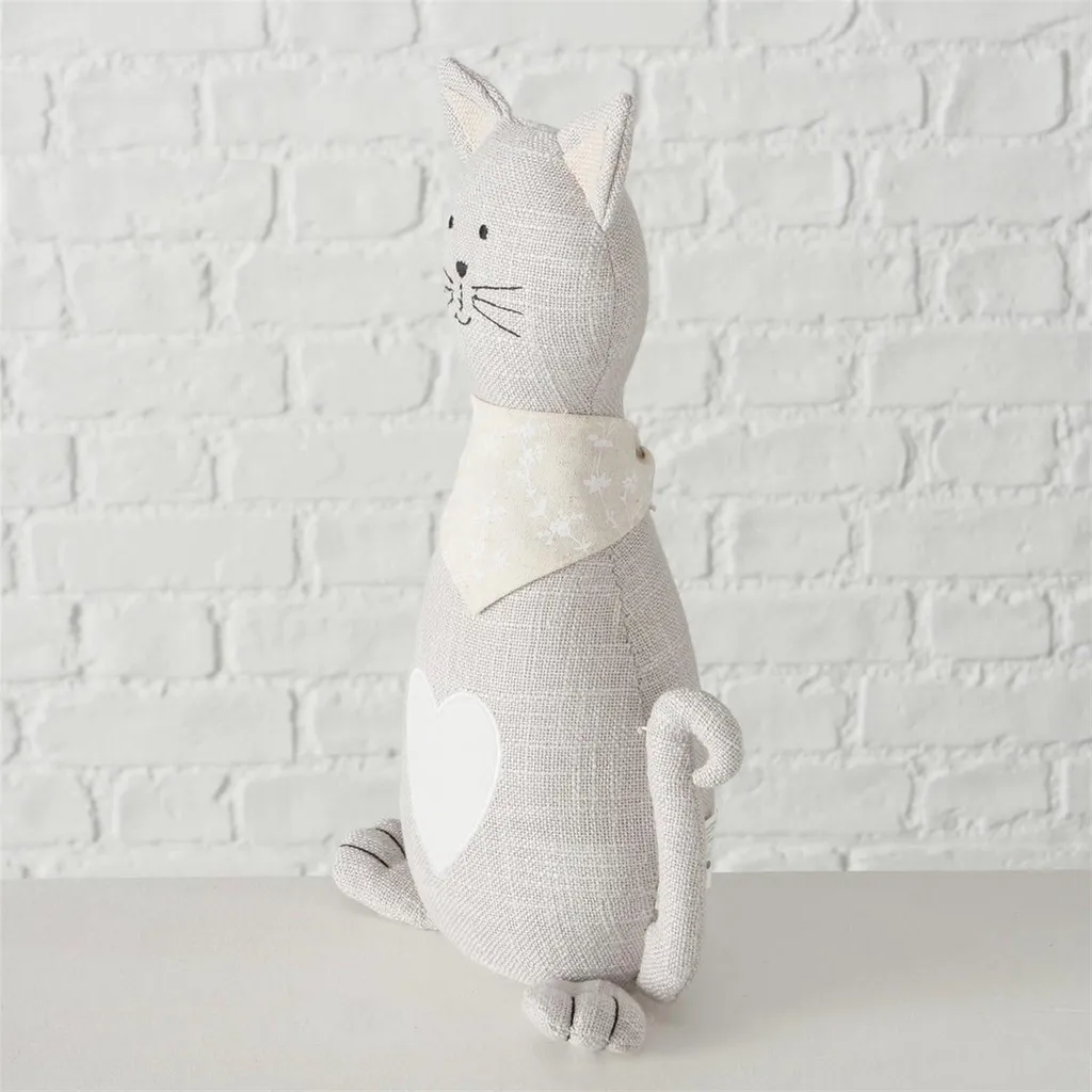 Gatto Fermaporta Minka Stoffa | Sicurezza Bambini e Animali 32cm - 3