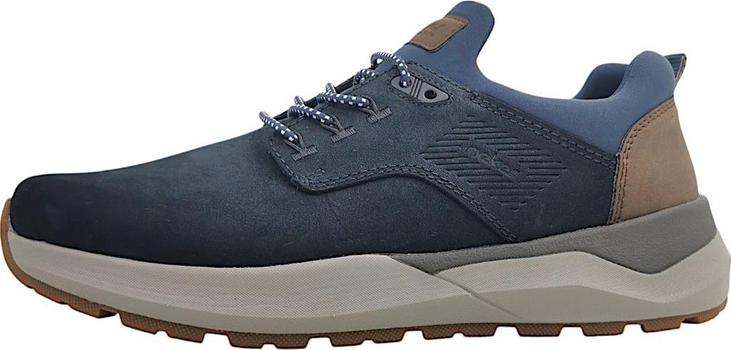 Chaussons de ville Rieker pour hommes, couleur bleue, style Image du produit 