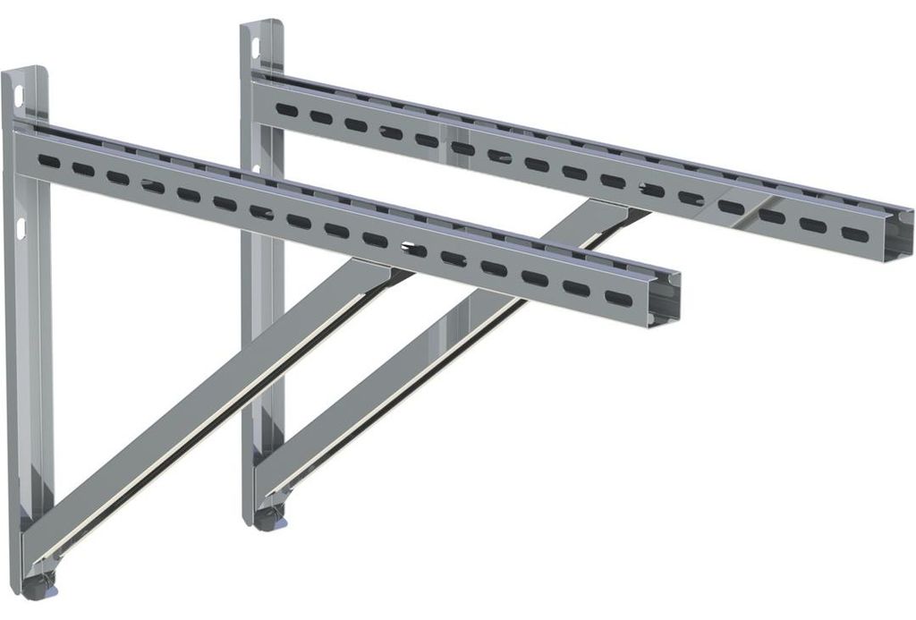 Jeremias DW-ECO 2.0 Wandstütze Querträger Typ III 750mm Edelstahl doppelwandiges Abgassystem Schornstein Halterung stabilisierung