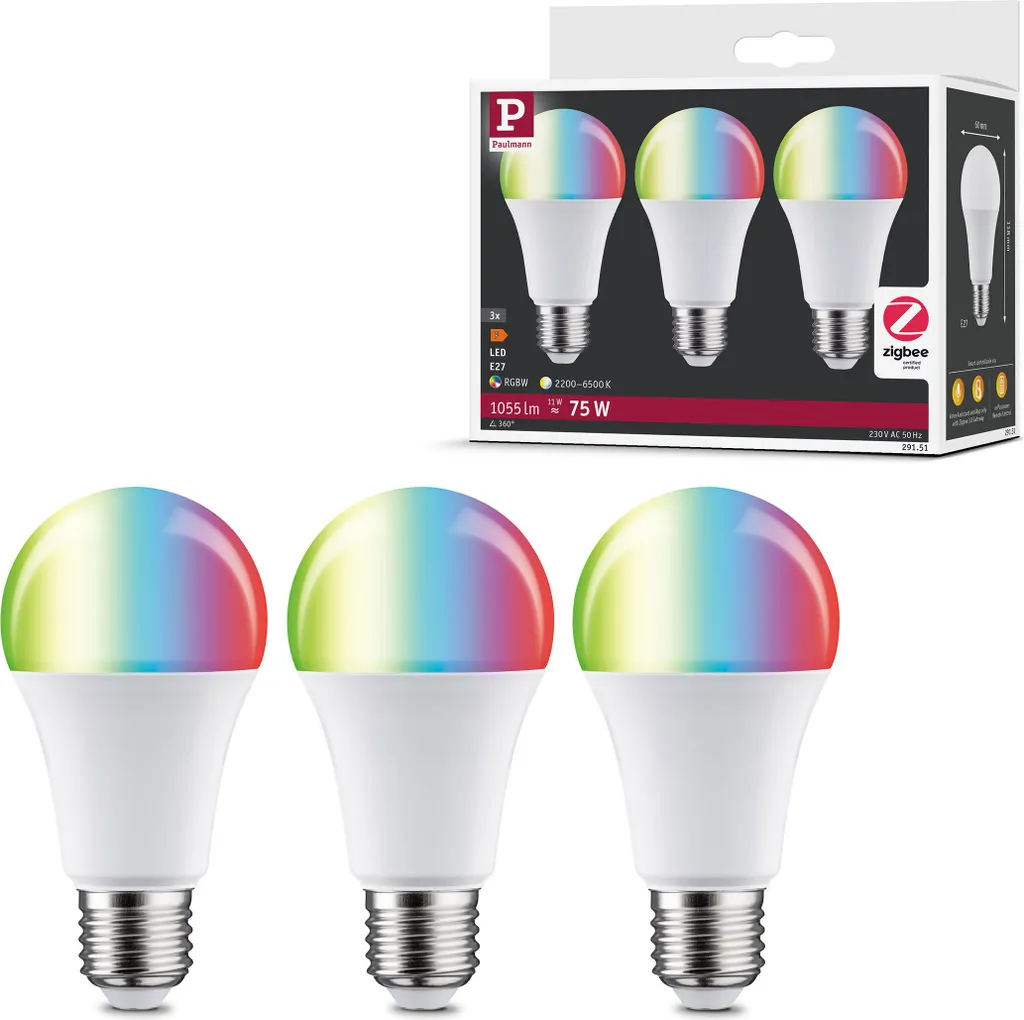Paulmann Standard 230V ampoule LED E27 dépolie pour éclairage maison