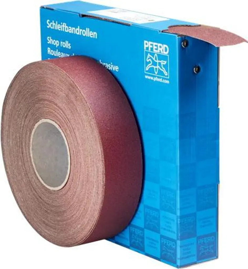 PFERD SBR 50 A120 Rotolo Tela Abrasiva Professionale 50x50mm