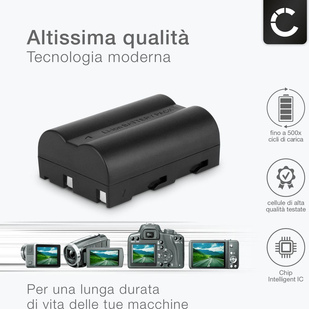 Batteria Compatibile Per Pentax K20D: Li-Ion 7,4V, 1500mAh, Ricambio Perfetto!