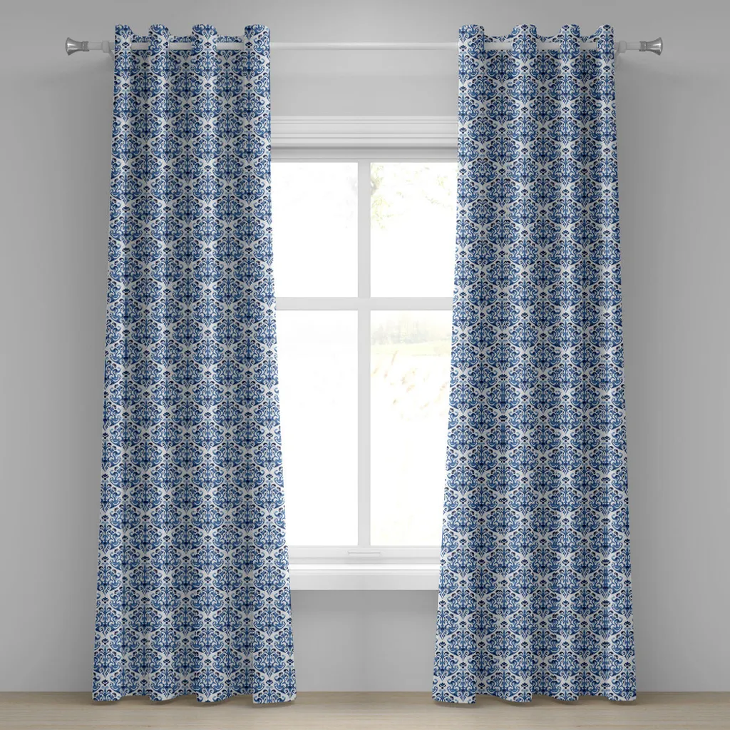 Abakuhaus Tende 2 Pannelli 280x175 | Stile Etnico Vittoriano Blu