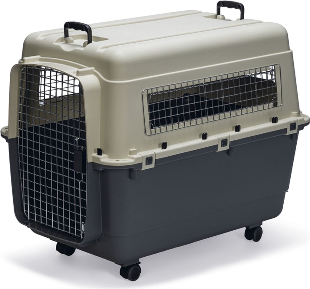 Karlie Hundetransportbox Nomad Flugzeugbox grau/weiß XL 90 Produktbild 