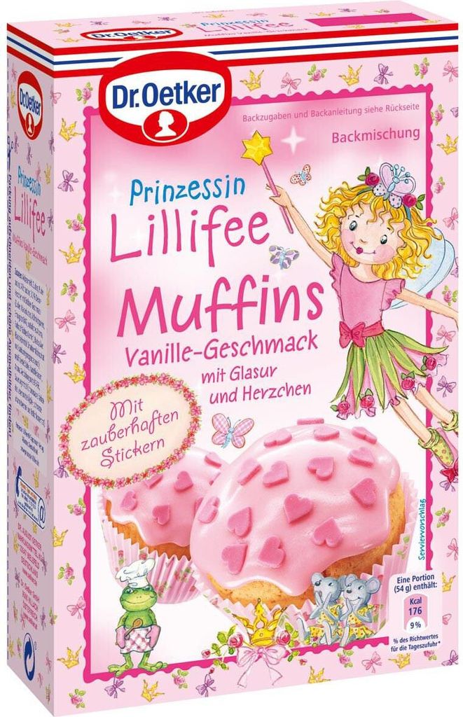 Dr. Oetker Princess Lillifee muffiny s ružovou polevou Obrázok produktu 4