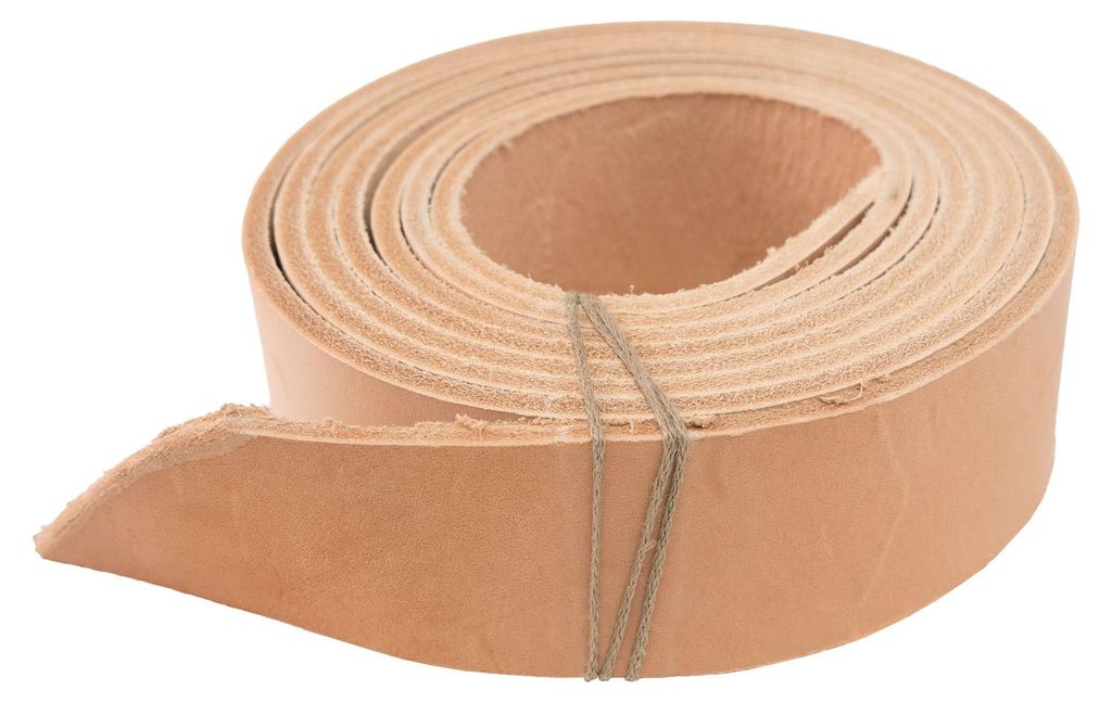 Leder Riemen ca. 2m für Gürtel pflanzlich gegerbt Produktbild 