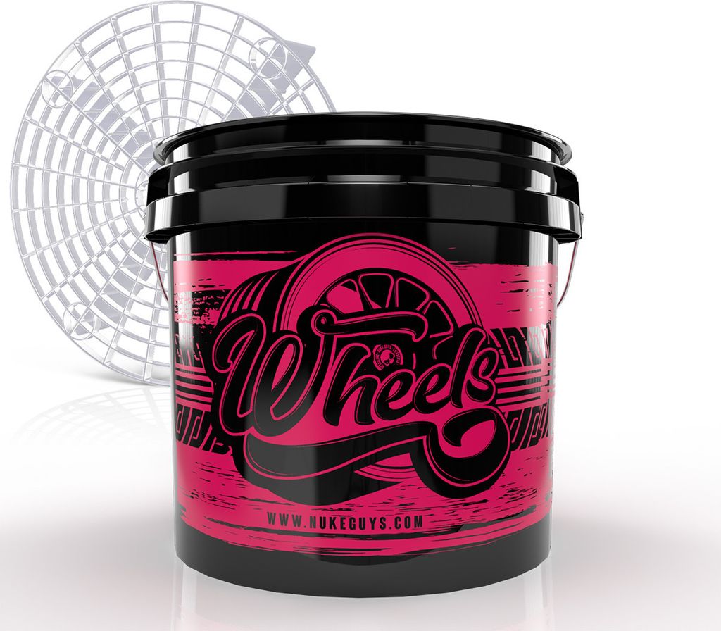 Nuke Guys Auto Wascheimer "Wheels" 3,5GAL + Grit Guard - Produktbild 