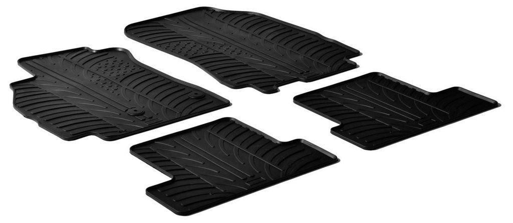 Gummimatten-Set für Renault Megane III Coupe 03/09>12/15