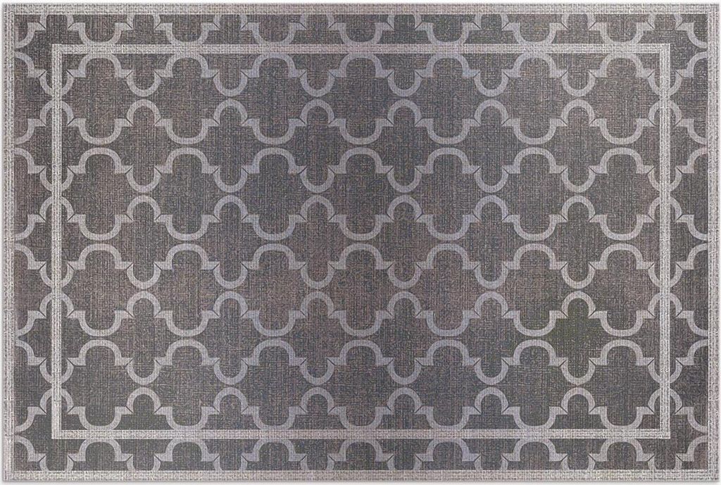 Marokkanische Nachahmung eines Dekostoffs – Vinylteppich – 80x120 cm – Outdoor Teppich – Terrasse – Wetterfest – Modern