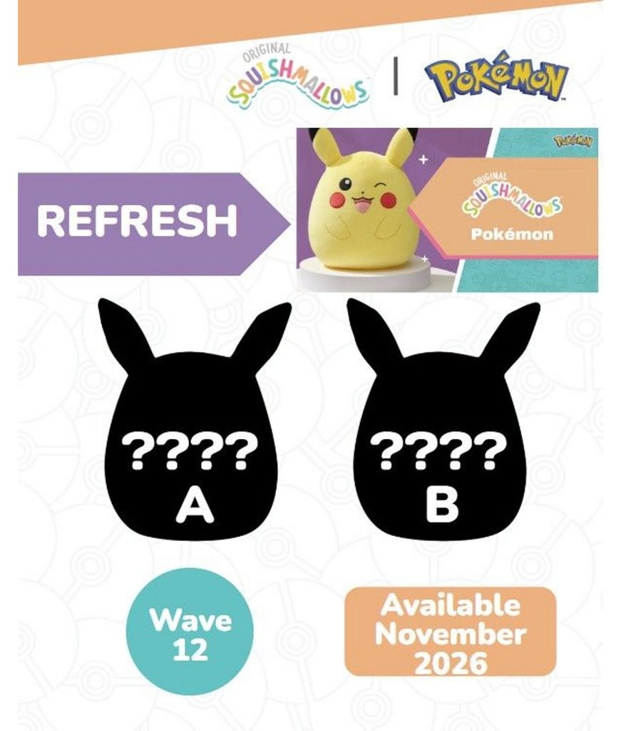Jazwares|Pokémon Squishmallows Pokémon Nachtara 25cm Produktbild 