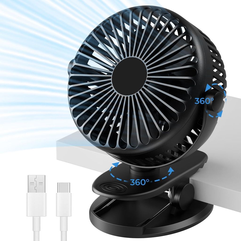 Ventilator, Tischventilator, Clip Ventilator, Tisch Lüfter, Produktbild 