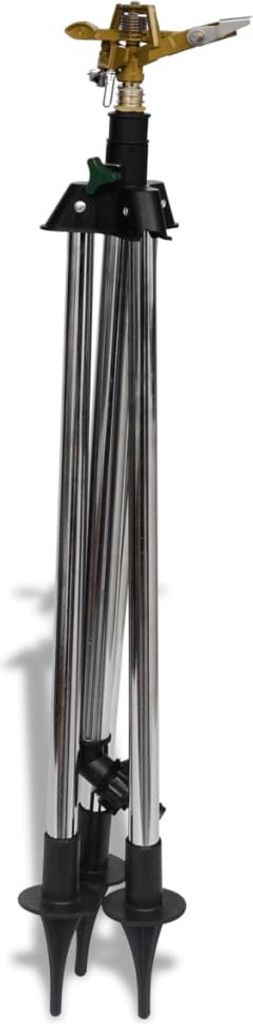 vidaXL Arroseur à impulsion Arrosage de jardin zinc sur Image du produit 