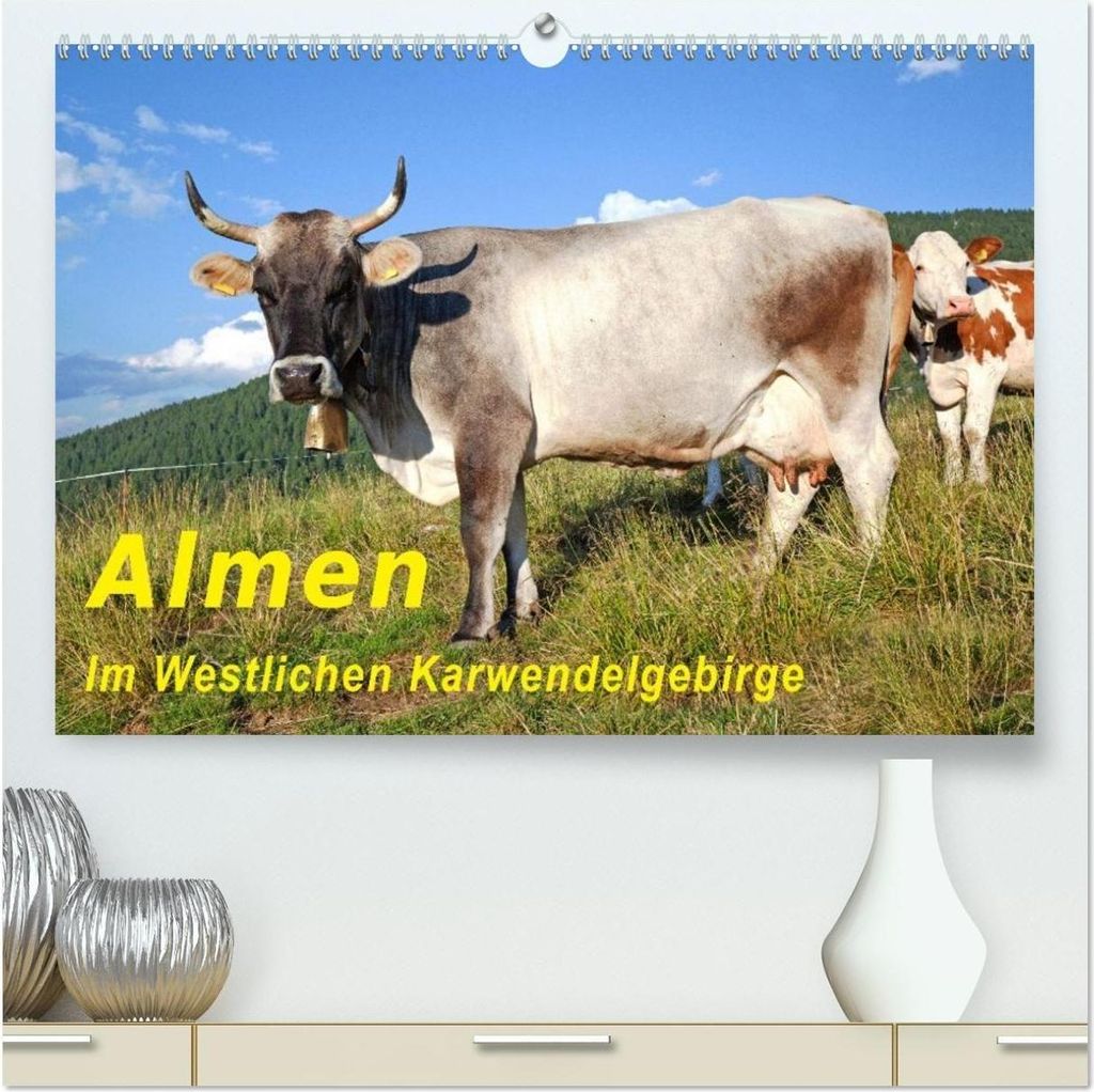Almen im Westlichen Karwendelgebirge (hochwertiger Premium Wandkalender 2026 DIN A2 quer), Kunstdruck in Hochglanz