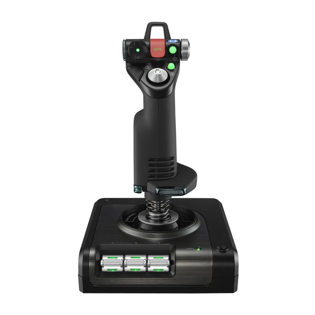 Logitech G Saitek X52 Pro Flight System Manette de Simulation PC Noir - 6