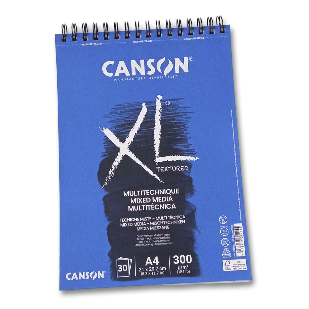 Canson XL Mix Media, Kunstdruckpapierblock, 30 Blätter