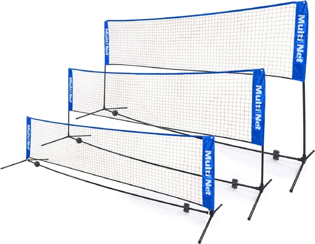 Filet de badminton multifonctionnel MASTER Kombi - Réglable 3m à 6m