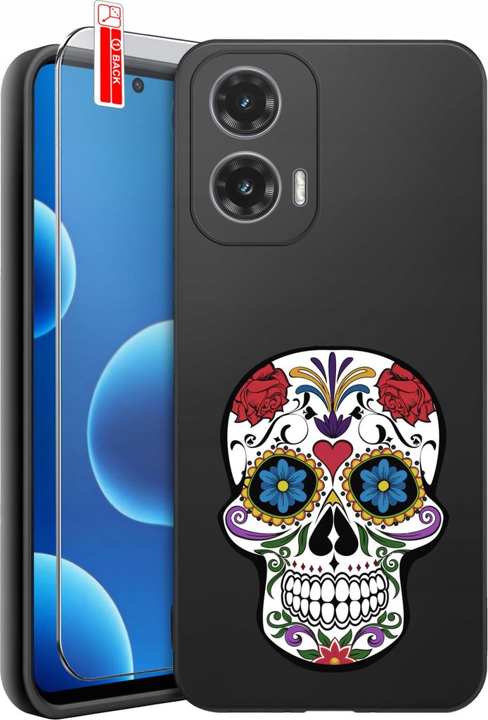 Hülle für Motorola Moto G45 5G | Designs | Mattes Silikon-Case + 9H-Glas