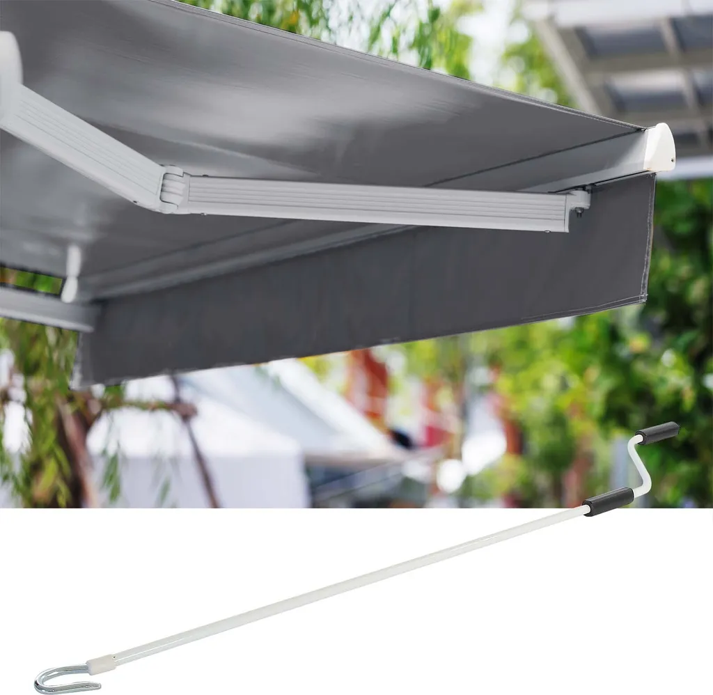Store banne manuel anti-chaleur, pare-soleil 2,5x2m pour terrasse