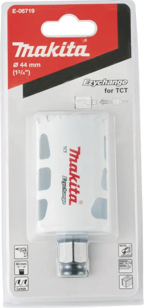 Makita E-06719 Ezychange: Sega a Tazza TCT 44mm per Cantieri Difficili - 3