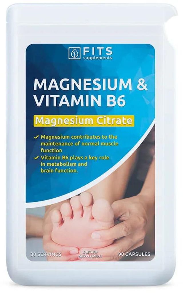 Horčík a vitamín B6, 90 kapsúl Obrázok produktu 