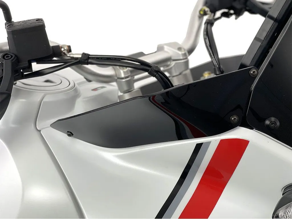 Déflecteur de Carénage WRS Ducati DU026NL Protection Latérale Moto Noir