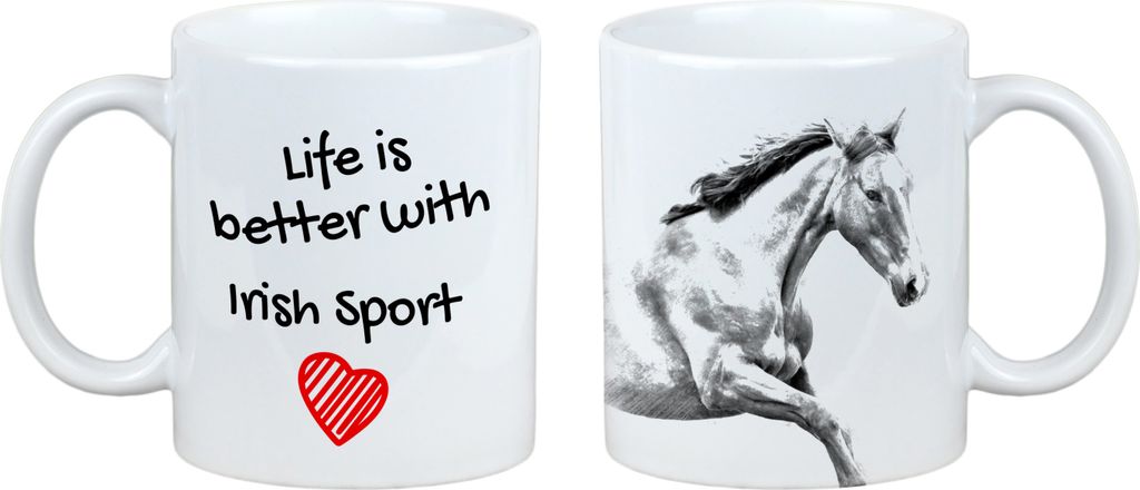 Irischer Sport - Tasse mit Pferd, Tasse mit Bild, personalisiertes Geschenk der Marke Art-Dog