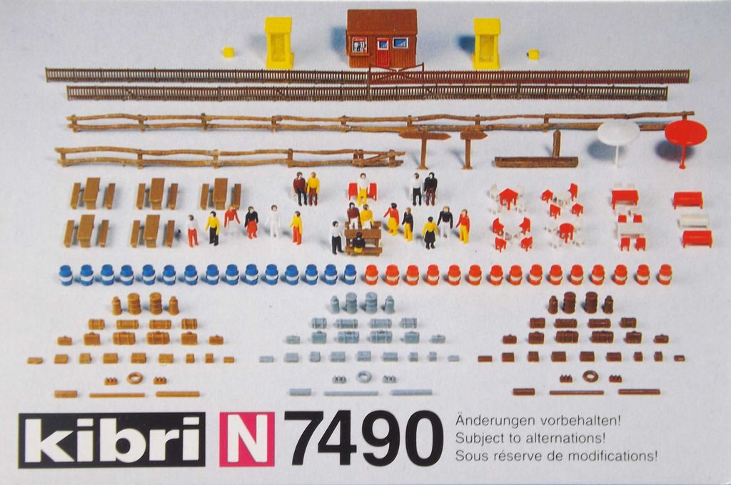 Kibri 7490 Ausgestaltungsset Spur N in