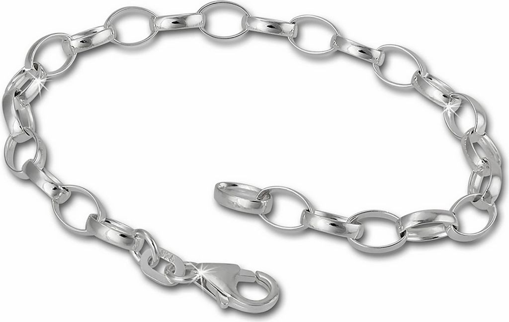 SilberDream Charmskette 28cm 925 Sterling Silber Charms Produktbild 