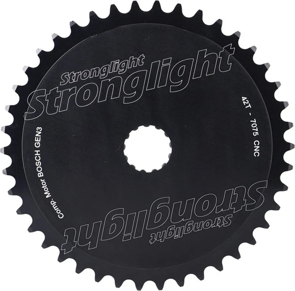 Plateau Direct Mount STRONGLIGHT 42 dents robuste pour Bosch Gen.3