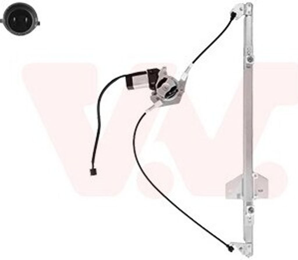 VAN WEZEL 3797262 Elektrischer Fensterheber Vorne Rechts für OPEL Movano Kastenwagen (X70) Movano Bus (X70) Movano Pritsche / Fahrgestell (X70)