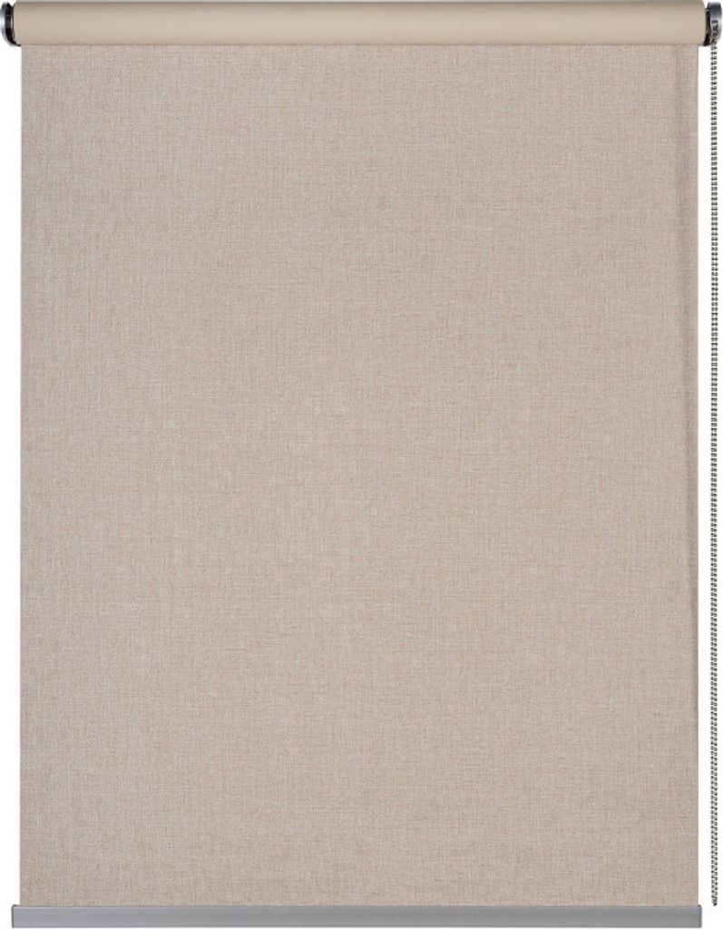 STORESDECO Rollo Verdunkelung Moon mit Premium-Ausführung: Metallisches Gegengewicht und Kette | Leinen, 60x180cm