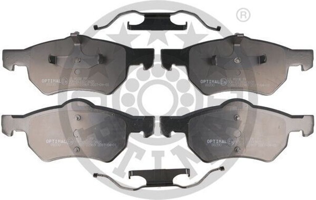 OPTIMAL Bremsbeläge Satz Vorne Bremsklötze für CHRYSLER VOYAGER IV (RG, RS) BP-88200