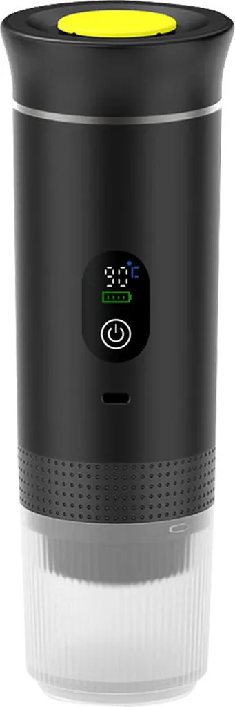 MODFU Kaffeekapselmaschinen, Mobile Kapsel-Kaffeemaschine Mit LED-Display, Espresso, Cappuccino Schnellzubereitung, Ideal Für Zuhause, Büro & Unterweg