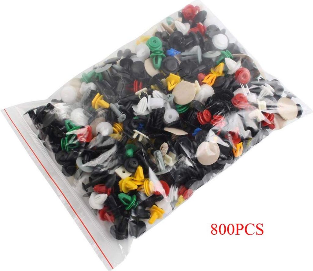 Universal Mixed Car Fastener Bumper Door Panel Fender Liner Clips Retainer