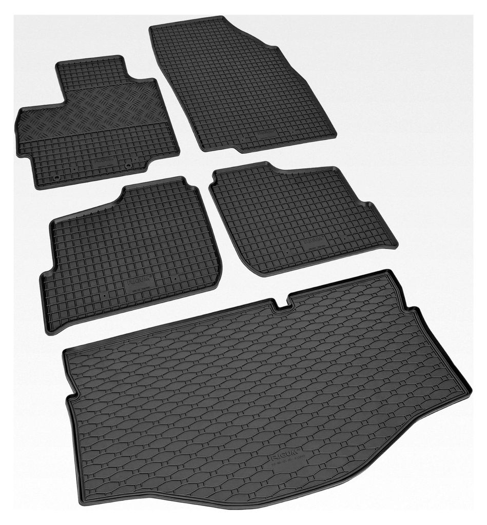 Gummi- und Kofferraumwanne Set für Mitsubishi Space Star ab 2019 - Schutz und Aufwertung in einem.