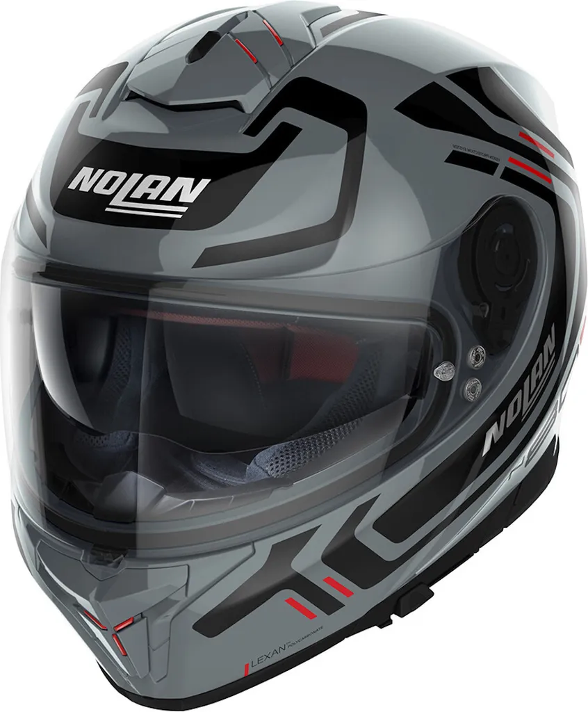 Casque Nolan N80-8 Ally N-Com avec écran solaire VPS Gris Noir XXS 53